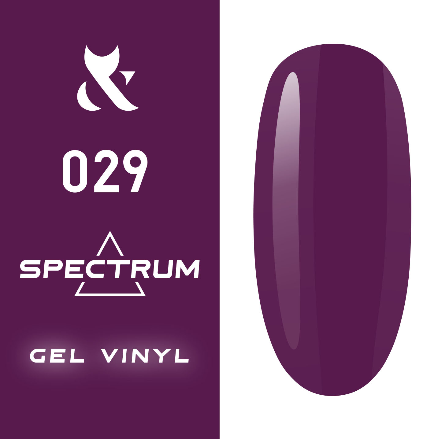 Гель-лак FOX Spectrum Gel Vinyl 7 мл № 029 (Колір фіолетовий)
